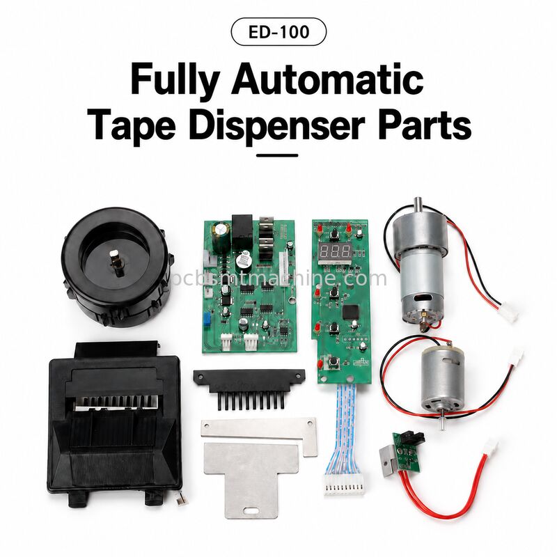 ED100 Automatic Tape Dispenser Spare Parts – Cutter Holder, Blade, Motor, Sensor and Control Board