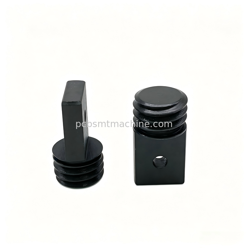 N210193243AA Replacement SMT Rubber Shock Absorber Damper Plug with Multi-layer Ribbed Design and Square Mounting Base