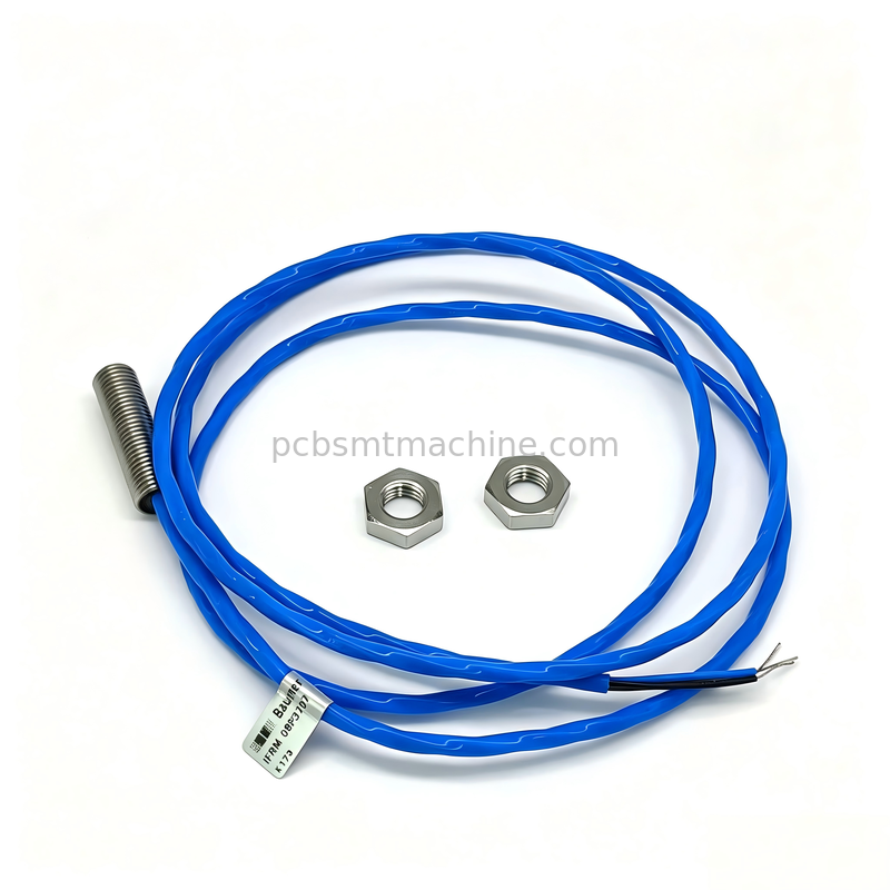 Baumer IFRM08P3707 M8 플러시 마운트 인덕티브 근접 센서 PNP NO 출력 및 스테인리스 스틸 IP67 하우징