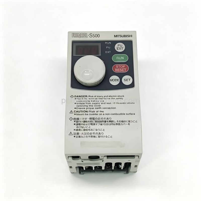 Mitsubishi Electric FR-S510WE-0.1K 0.1 kW 단상 VFD 인버터 (SMT 기계용 RS-485 통신 기능 포함)