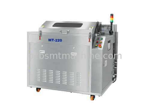 스퀴지 MT-220을 출력하는 SMT 땜납 페이스트를 위한 SUS304 초음파 Pcb 크리닝 장치